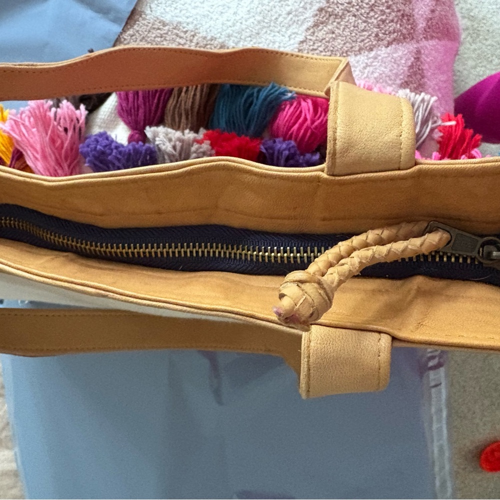 Noonday Collection Colorful Tassel La Gloria Tote Bag - Picture 10 of 12